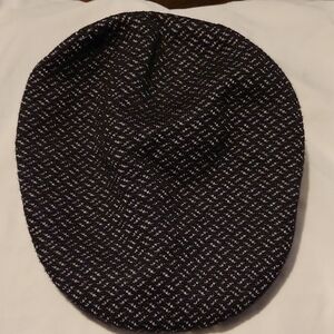 Kangol Black and White Textured Cap (XLarge)
